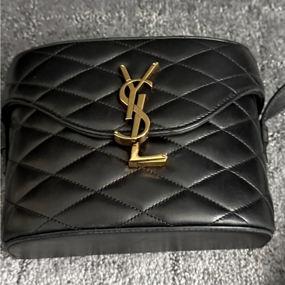 YSL June quilted black leather crossbody bag authentic - Picture 6 of 13